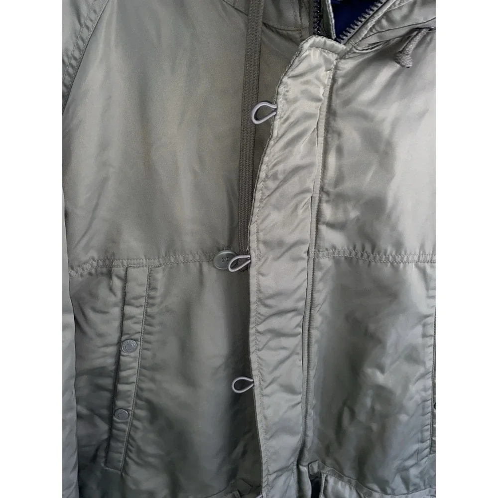 Abercrombie Fitch Men's Large Hooded‎ 4470 Snorkel Jacket Military Parka